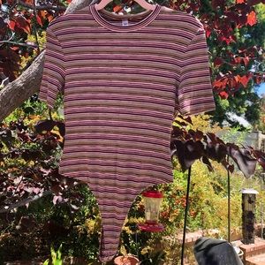 NWOT American Apparel Ribbed Thong Bodysuit